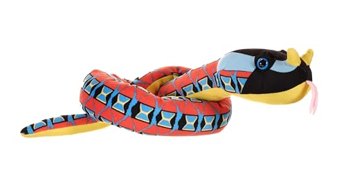 Wild Republic Snakes Eco Nasenhornviper, Stofftier, 91 cm, Plüschtier, Füllung besteht aus gesponnenen recycelten Wasserflaschen, Umweltfreundlich Wild Republic Snakes Eco Nasenhornviper, Stofftier, 91 cm, Plüschtier, Füllung besteht aus gesponnenen recycelten Wasserflaschen, Umweltfreundlich von WILD REPUBLIC