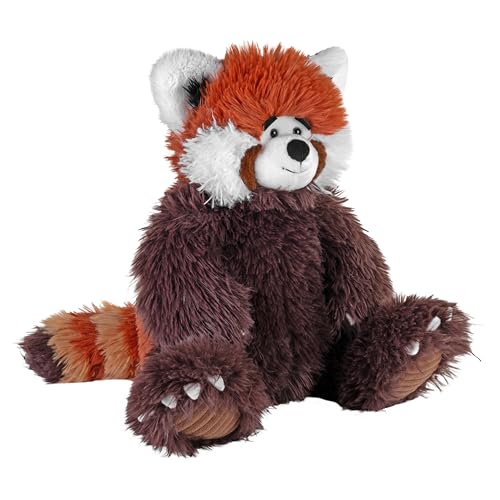 Wild Republic Snuggleluvs, Roter Panda, Beschwertes Kuscheltier, 38 cm, Geschenk für Kinder, Plüschtier, Füllung aus recycelten Plastikflaschen von WILD REPUBLIC