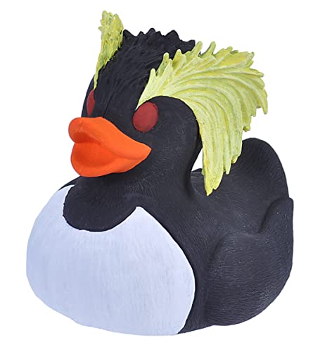 Wild Republic gummiente Pinguin junior 10 cm weiß/schwarz von WILD REPUBLIC