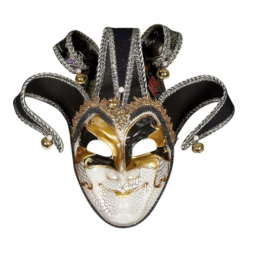 Maskerade-Maske Für Herren Venezianische Party-Ball-Masken Vintage-Halloween-Kostüm Karneval-Maske Weihnachten Für Kostüm Cosplay Abschlussball Karneval Zubehör Latex Maske Sm Herren Venezianische von WILLBEST