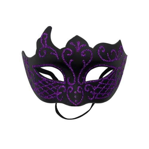 Venezianische Maske, Männer Und Damen Spitze Maske Schwarz Augenmaske Maskerade Maske Für Halloween Karneval Party Kostüm Ball Latex Maske Herren Maskerade-Maske Halloween-Kostüm Kostüm Party Feder von WILLBEST