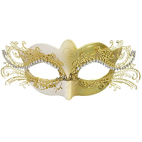 Venezianische Maske Damen, Spitze Catwoman Maske Maskenball Maske Damen Augenmaske Halloween Für Karneval Valentinstag Kostüm Party Nachtclub Gesichtsmaske Augenmaske Venezianische Masken, Maskerad von WILLBEST