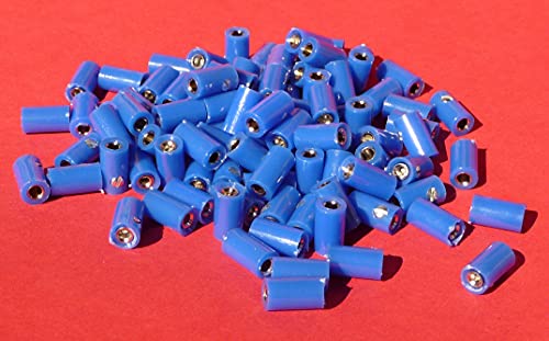 50-STÜCK Modellbahn Kupplung MUFFEN in BLAU auch für Märklin von WIM-Modellbau