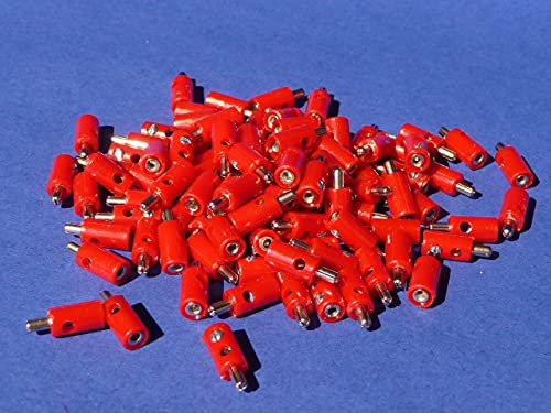 WIM-Modellbau 50-STÜCK Modellbahn STECKER QUERLOCHSTECKER ROT auch für Märklin von WIM-Modellbau