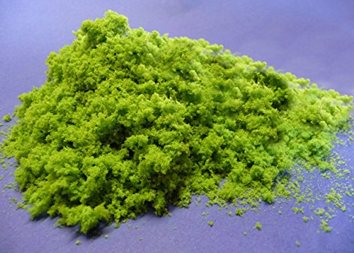 Modellbau FLOCKEN STREUMATERIAL grün MAXIPACKUNG 300ml von WIM-Modellbau