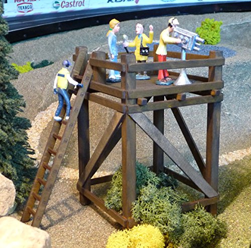 Slotcar Dekoration HOCHSTAND Maxi in 1:32 aus Holz für Carrera DIGITAL von WIM-Slotcar