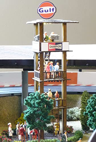 Slotcar RENNBAHN PRESSETURM passend für Carrera Digital Figuren von WIM