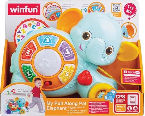 WINFAT Rollender Elefant mit Sound und Lichtaktivitäten WINFAT Rollender Elefant mit Sound und Lichtaktivitäten von WINFAT