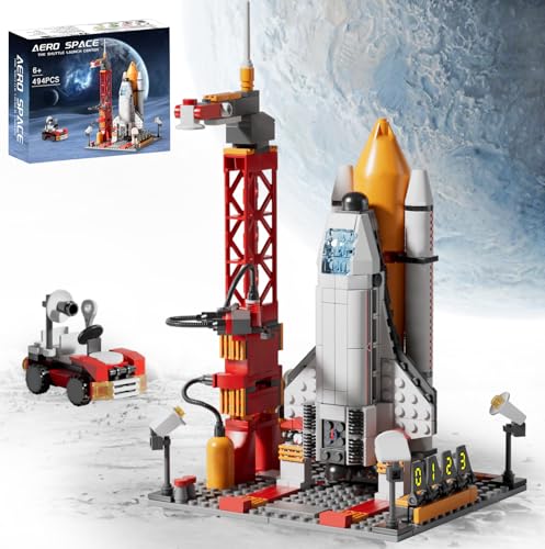 City Space Shuttle Weltraum Bauset, 521 Teile Raketen Spielzeug für Kinder, STEM Bauspielzeug, Astronauten Rollenspiel für 8–14 Jahre Jungen & Mädchen City Space Shuttle Weltraum Bauset, 521 Teile Raketen Spielzeug für Kinder, STEM Bauspielzeug, Astronauten Rollenspiel für 8–14 Jahre Jungen & Mädchen von WINNER SPACE
