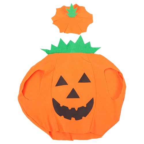 WINOMO Kürbiskostüm Erwachsene Damen Herren Kürbiskostüm mit Hut Halloween Kürbiskostüm Halloween Kostüme Ärmel Laterne Gesicht Kürbis Strampler für Kürbis Halloween Cosplay Party Kleidung von WINOMO