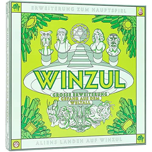 WINZUL - Grosse Erweiterung: Gefahr Aus Dem Weltall - 4 Neue Charaktere - 1 Neuer Händler/Raumschiff - Neue Gegenstände - 11 Gegner - 43 Ereigniskarten von WINZUL