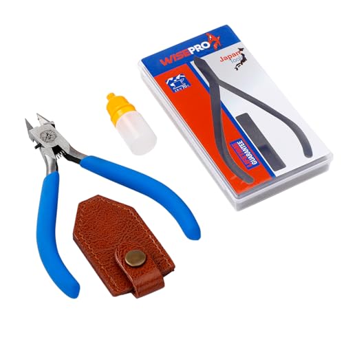WISEPRO Modellzange, Gundam Modellwerkzeug-Set, ultimative Zange für Kunststoff-Modellwerkzeuge, Drahtbündigschneider für Handwerk, Werkzeuge für Hobby-Gebäude-Reparatur und Fixierung (blau) von WISEPRO