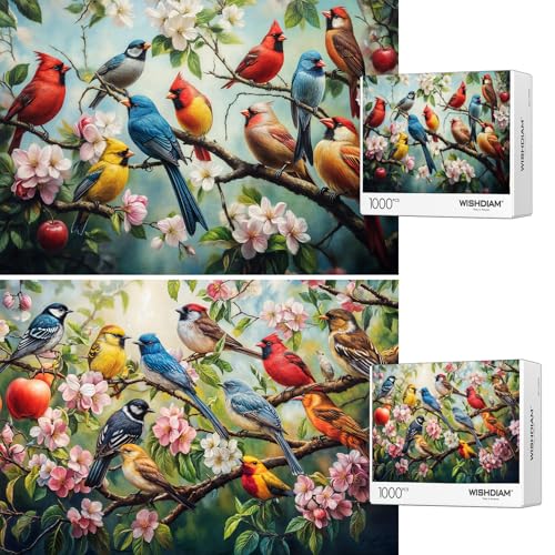 Puzzles 2 Pack 1000 Teile - WISHDIAM Puzzles für Erwachsene ab 1000 Teile - Kolibri-Puzzle für Erwachsene Puzzles 2 Pack 1000 Teile - WISHDIAM Puzzles für Erwachsene ab 1000 Teile - Kolibri-Puzzle für Erwachsene von WISHDIAM
