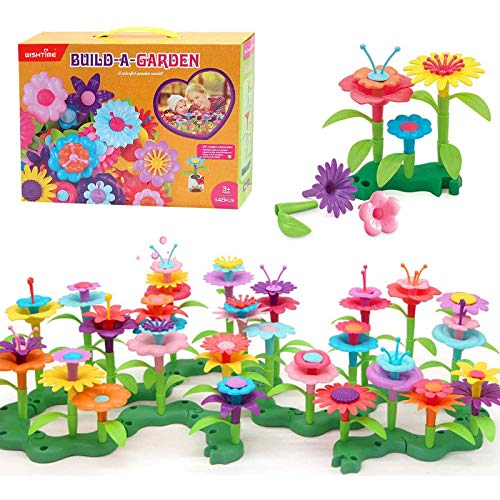 WISHTIME Blumengarten Spielzeug für Mädchen, DIY Blume Bausteine für Kinder Pädagogisches Spielzeug Kreative Spiele 148 Stück Einstellen Bausteine WISHTIME Blumengarten Spielzeug für Mädchen, DIY Blume Bausteine für Kinder Pädagogisches Spielzeug Kreative Spiele 148 Stück Einstellen Bausteine von WISHTIME