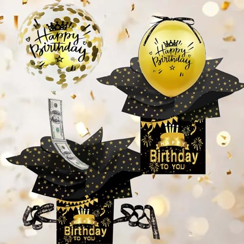 Geldgeschenke Geburtstag WISIRENT, überraschungsbox Geldgeschenk mit Luftballons Luftballon Zum Befüllen mit Geschenken, Surprise Box Geschenkverpackung Geburtstag für Ihre Familie, Kinder, Freunde Geldgeschenke Geburtstag WISIRENT, überraschungsbox Geldgeschenk mit Luftballons Luftballon Zum Befüllen mit Geschenken, Surprise Box Geschenkverpackung Geburtstag für Ihre Familie, Kinder, Freunde von WISIRENT
