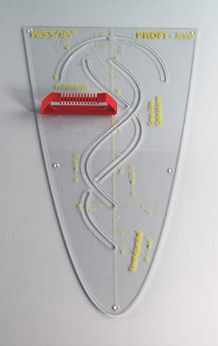 WISSNER 162650.000 aktiv Lernen-Profi-Parabelschablone 50 cm-RE-Plastic, Mehrfarbig von WISSNER