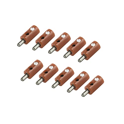 WITTKOWARE HO-Stecker/Zwergstecker mit 2,6mm Pin-Ø, Schraubanschluss, 10 Stück, braun WITTKOWARE HO-Stecker/Zwergstecker mit 2,6mm Pin-Ø, Schraubanschluss, 10 Stück, braun von WITTKOWARE