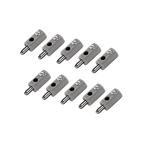 WITTKOWARE HO-Stecker/Zwergstecker mit 2,6mm Pin-Ø, Schraubanschluss, 10 Stück, grau WITTKOWARE HO-Stecker/Zwergstecker mit 2,6mm Pin-Ø, Schraubanschluss, 10 Stück, grau von WITTKOWARE