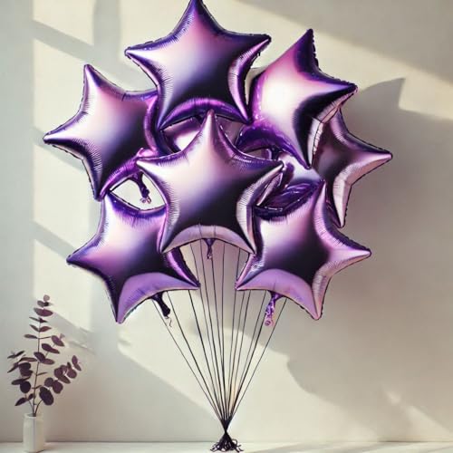Folienballons in Sternform, 45,7 cm, für Geburtstagsparty-Dekorationen, Hochzeitsdekoration, Verlobungsfeier, Urlaub, Babyparty Folienballons in Sternform, 45,7 cm, für Geburtstagsparty-Dekorationen, Hochzeitsdekoration, Verlobungsfeier, Urlaub, Babyparty von WITTY CUTIES