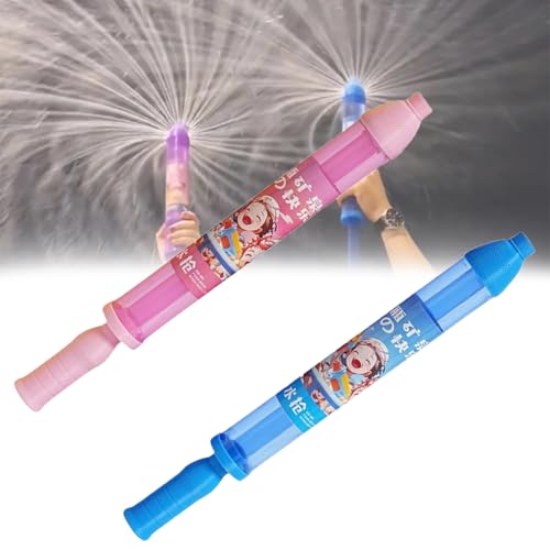 Feuerwerk-Wasserpistole, Feuerwerk-Wasserspritze, Romantisches Feuerwerk-Effekt-Wasserspritze für Paare, Strand, Spielplatz, Poolpartys, interaktive Poolspiele für Familie und Freunde (Farbe-B) von WIWIDANG