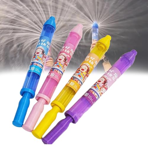 Feuerwerk-Wasserpistole, Feuerwerk-Wasserspritze, Romantisches Feuerwerk-Effekt-Wasserspritze für Paare, Strand, Spielplatz, Poolpartys, interaktive Poolspiele für Familie und Freunde (Mix-4) von WIWIDANG