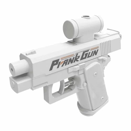Prank Wasserpistole mit Rückspritzeffekt – Lustiger Wasserblaster für Erwachsene – Ideal für Sommer, Streiche & Outdoor-Überraschungen (Weiß) von WIWIDANG
