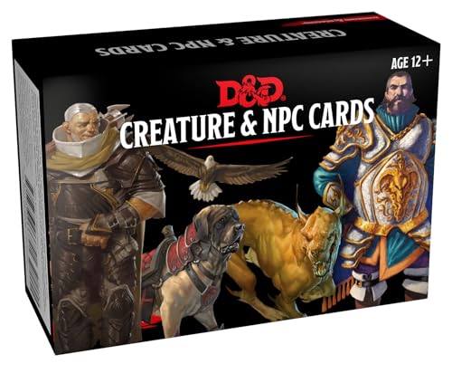 Dungeons & Dragons Spellbook Cards - Creature & Npc Cards: D&D Accessory von Wizards of the Coast