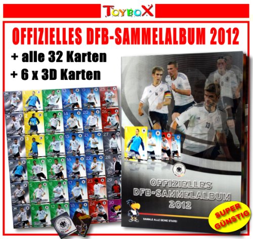 REWE DFB 2012 - Alle 38 Sammelkarten inklusive der 6 x 3D Edition Karten + 1 Sammelalbum Heft - NEU von WIZUALS