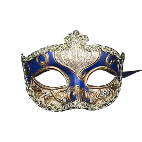 WJIAYAO Maskerade Maske Elegante gefälschte halbe Gesichtsmaske for Erwachsene, Männer und Frauen, Maskerade, Musik, Kongress, Show, Party, Dekoration(5) von WJIAYAO