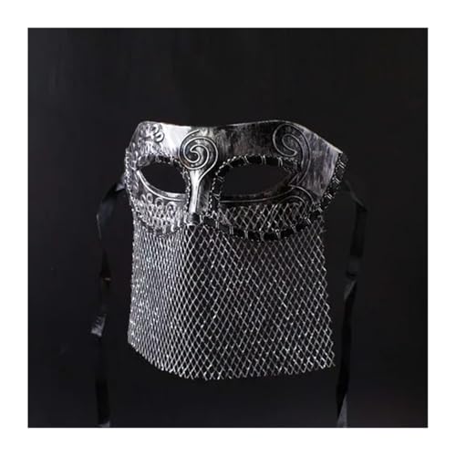 WJIAYAO Maskerade Maske Herren-Partymaske, Erwachsene, Vintage-Stil, Maskerade-Maske, Vollgesichtsmaske, Dekorationszubehör(Color 2) von WJIAYAO