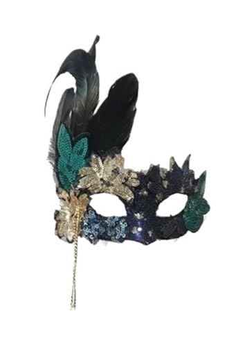 WJIAYAO Maskerade Maske Pailletten Super Glitter Party Masken obere Hälfte Gesicht Maskerade Masken Damen Dekoration Kostüme WJIAYAO Maskerade Maske Pailletten Super Glitter Party Masken obere Hälfte Gesicht Maskerade Masken Damen Dekoration Kostüme von WJIAYAO