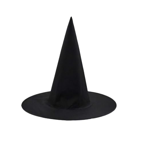 5 Stücke Halloween Hexenhut Unisex Schwarze Hüte for Erwachsene Kinder Party Versorgung Cosplay Kostüm Requisiten Dekorationen Wizard Caps(5pcs for Adults(38 * 36cm)) von WJLYDM