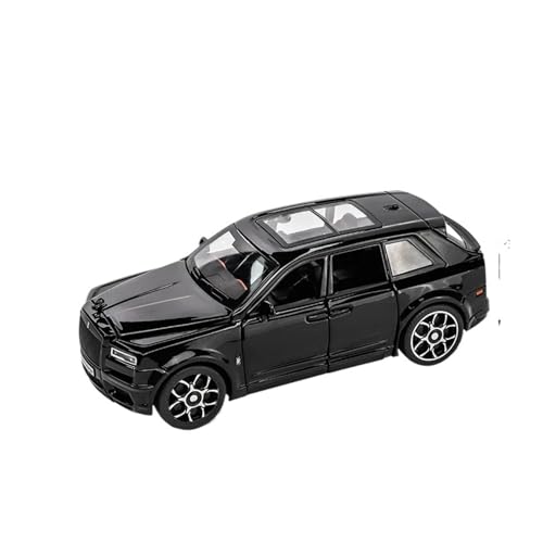 1:32 Für Rolls Royce Cullinan SUV Modell Auto Spielzeug Diecast Metall Simulation Sound Licht Sammlung Spielzeug(Black) von WJXNNON
