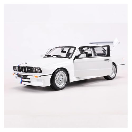 Für 1988 BMW 3er M3 Alu-Modellauto 1:24(White) von WJXNNON