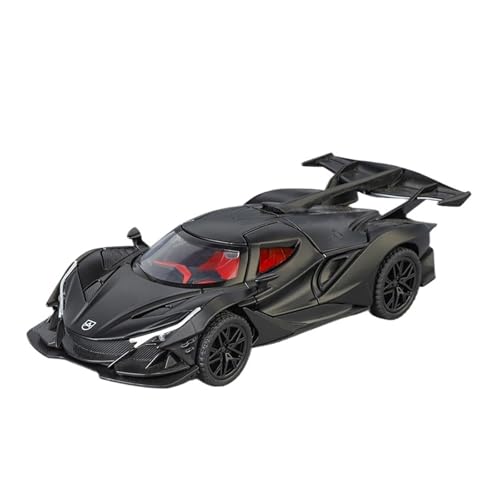 Für Apollo Alloy Diecast Toys Automodelle Mit Sound Light Pull Back Fahrzeuge Geschenke 1:32(Black) von WJXNNON