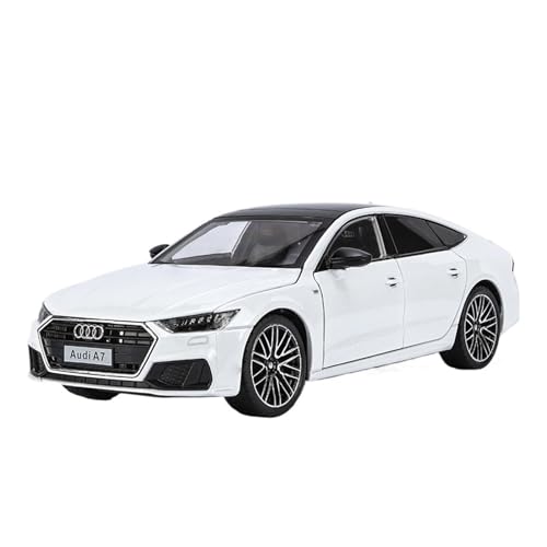 Für Audi A7 Legierung Sportwagen Modell Sound Und Licht Simulation Sammlung Kinder Spielzeug Geschenke 1:24(White) von WJXNNON
