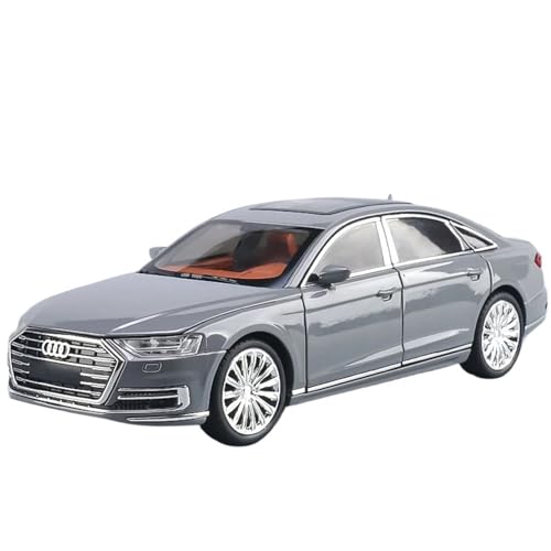 Für Audi A8 Diecast Legierung Metall Spielzeug Auto Modell Pull Back Sound & Licht Türen Öffnende Sammlung Geschenk 1/24(Green) von WJXNNON