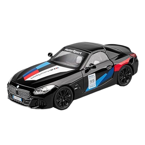 Für BMW Z4 M40I Cabrio Coupe Supercar Druckguss Modus Dekoration Trendy Spielzeug Ornamente 1:22(Black) von WJXNNON