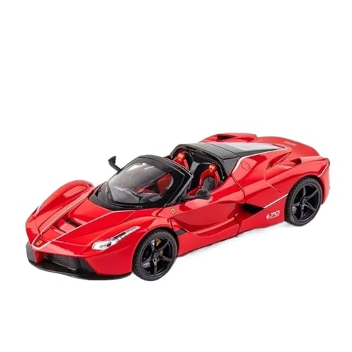 Für Cabrio Ferrari Rafa Legierung Druckguss Auto Modell Metall Dekoration Spielzeug Auto Kinder Geschenke 1:22(Red) von WJXNNON