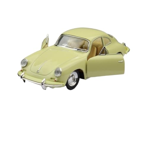 Für Coupe Legierung Automodell Druckguss Metall Klassische Simulation Miniatur Maßstab Sammlung Kinder Geschenk 1:32(Beige) von WJXNNON