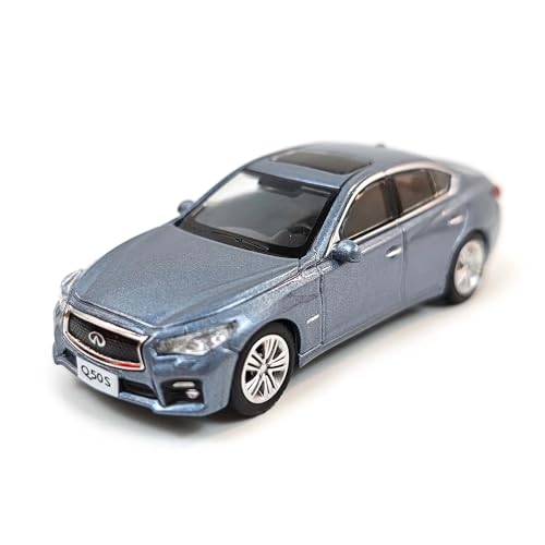 Für Infiniti Q50S Weißes Automodell 1/64 Druckguss-Simulation Miniaturmodell Metallspielzeug Für Erwachsene Und Kinder Im Maßstab 1:64(Blue) von WJXNNON
