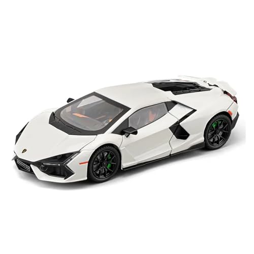Für Lambor Revuelto Alloy Diecast Automodelle Spielzeug Supercar 4 Türen Geöffnet Fahrzeuge Geschenke 1:24(White) von WJXNNON