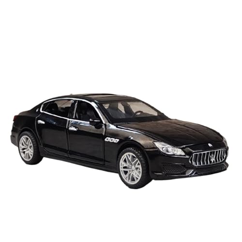 Für Maserati Legierung Druckguss Metall Spielzeug Fahrzeug Modell Simulation Sound Licht Sammlung Kinder Geschenk 1:32(Black) von WJXNNON