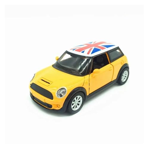 Für Mini Countryman Diecast Legierung Metall Auto Modell Metall Spielzeug Sammlung Kinder Geschenk 1:36(Yellow A) von WJXNNON