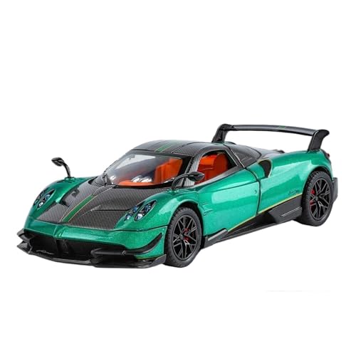 Für Pagani Huayra BC Legierung Sport Auto Diecast Modell Dekoration Ornamente Sammlung Spielzeug Geschenk 1:24(Green No Box) von WJXNNON