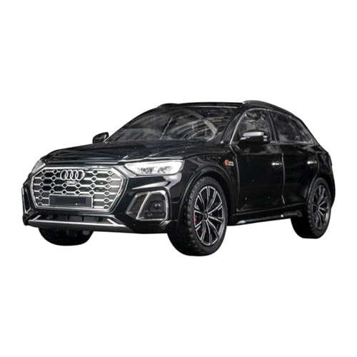 Für Q5 SUV Legierung Automodell Druckguss Metall Spielzeug Simulation Sound Licht Sammlung Spielzeug Geschenk 1:24(Black) von WJXNNON