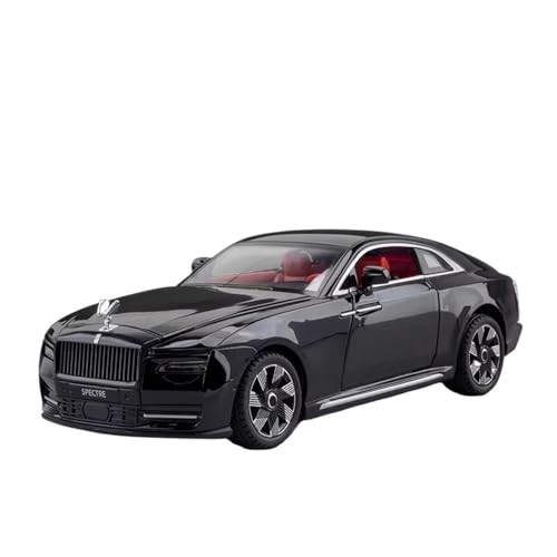 Für Rolls Royce Alloy Diecast Model Car Sound & Light Collection Geschenke Geschenke 1:24(Black Box) von WJXNNON