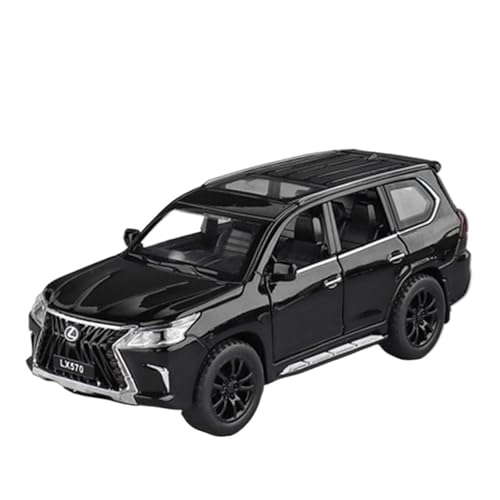 Für SUV-Legierung Diecast Metall Geländewagen Automodell Sound Und Licht Sammlung Kinder Spielzeug Geschenk 1/32(Black) von WJXNNON