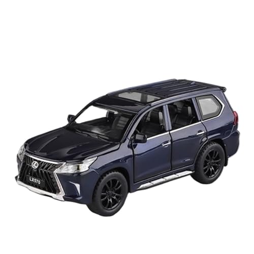 Für SUV-Legierung Diecast Metall Geländewagen Automodell Sound Und Licht Sammlung Kinder Spielzeug Geschenk 1/32(Blue) von WJXNNON