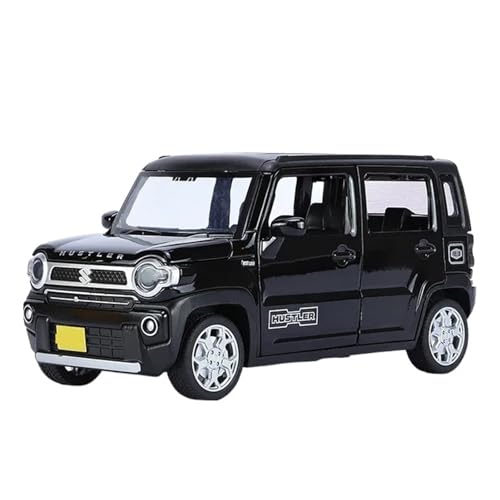 Für Suzuki SUV Legierung Diecast Metall Fahrzeug Auto Modell Simulation Sound Licht Sammlung Spielzeug Geschenk 1:22(Black) von WJXNNON